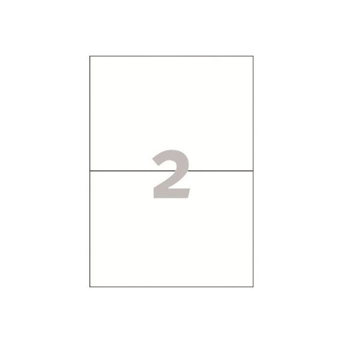 Avery Zweckform Étiquettes autocollantes A4 210 x 148 mm - 100 feuilles référence 3655 pour impression laser et jet d'encre