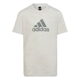 T shirt à manches courtes Enfant Adidas IC0107 Blanc