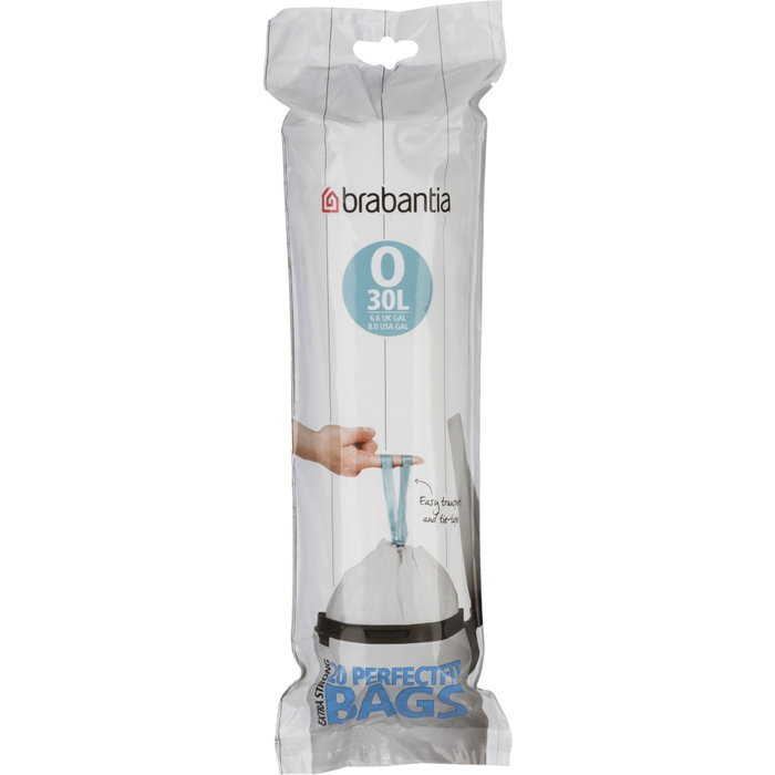 Brabantia PerfectFit Type O, Sacs Poubelle de 30 L, 20 Unités Brabantia PerfectFit Type O, Sacs Poubelle de 30 L, 20 Unités