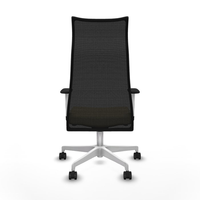 Piqueras y Crespo Chaise de Bureau Albacete Crème et Noir