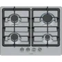 Bosch PGP6B5K90 Table de cuisson à gaz 4 brûleurs Inox 60 cm avec grilles en fonte et design moderne Série 4