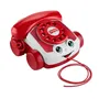 Fisher-Price Téléphone animé rouge JGG97 - Célébration 80e anniversaire Mattel - Jouet d'éveil avec cadran rotatif pour bébé à partir de 12 mois