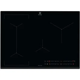 Electrolux EIV734 - Plaque à induction 4 foyers, fonction Bridge, 71 x 52 cm, commandes tactiles, technologie Hob2Hood - Noir