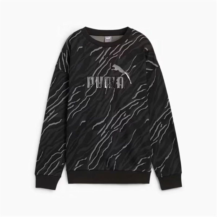 Sweat sans capuche femme Puma Essentials+ Animal Aop Crew Fl Mujer Noir S Sweat sans capuche femme Puma Essentials+ Animal Aop Crew Fl Mujer Noir S