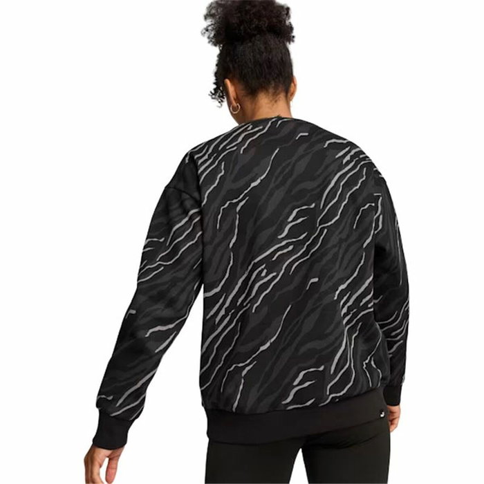 Sweat sans capuche femme Puma Essentials+ Animal Aop Crew Fl Mujer Noir S Sweat sans capuche femme Puma Essentials+ Animal Aop Crew Fl Mujer Noir S
