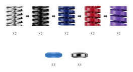 Moza Racing Bracket CRP2 Performance Kit Multicoloured