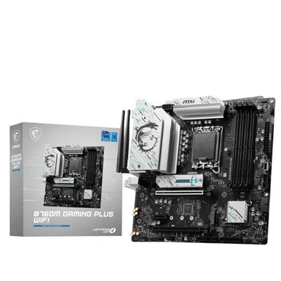 MSI Carte mère B760M Gaming LGA 1700 DDR5 Wi-Fi Bluetooth micro-ATX MSI Carte mère B760M Gaming LGA 1700 DDR5 Wi-Fi Bluetooth micro-ATX