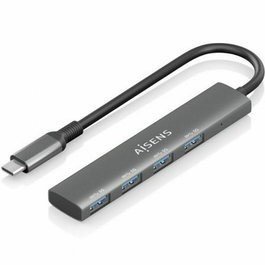 Hub USB Aisens CPNT Gris