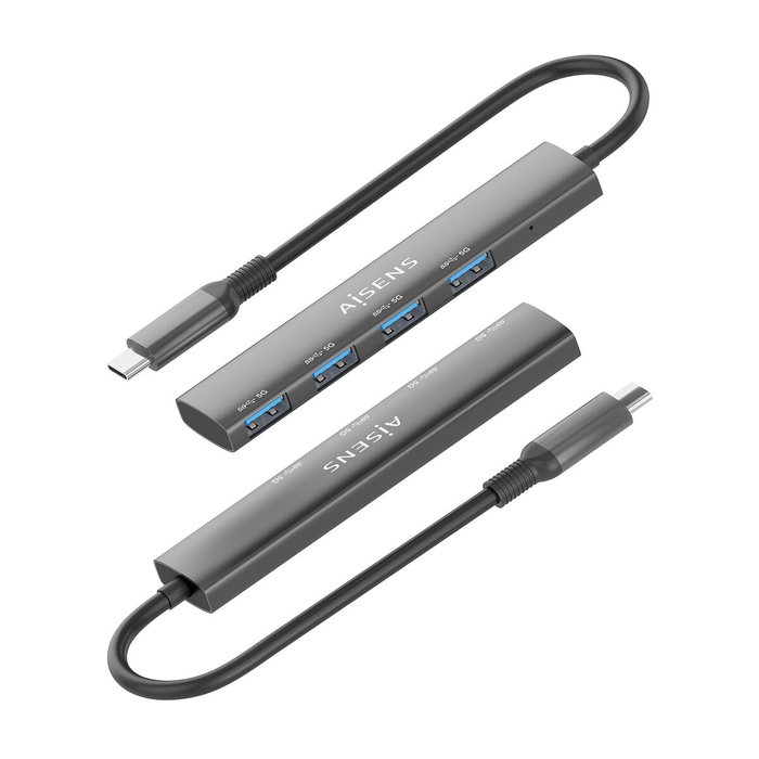 Hub USB Aisens CPNT Gris