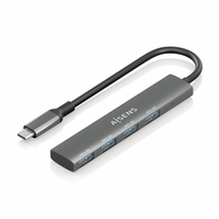 Hub USB Aisens CPNT Gris