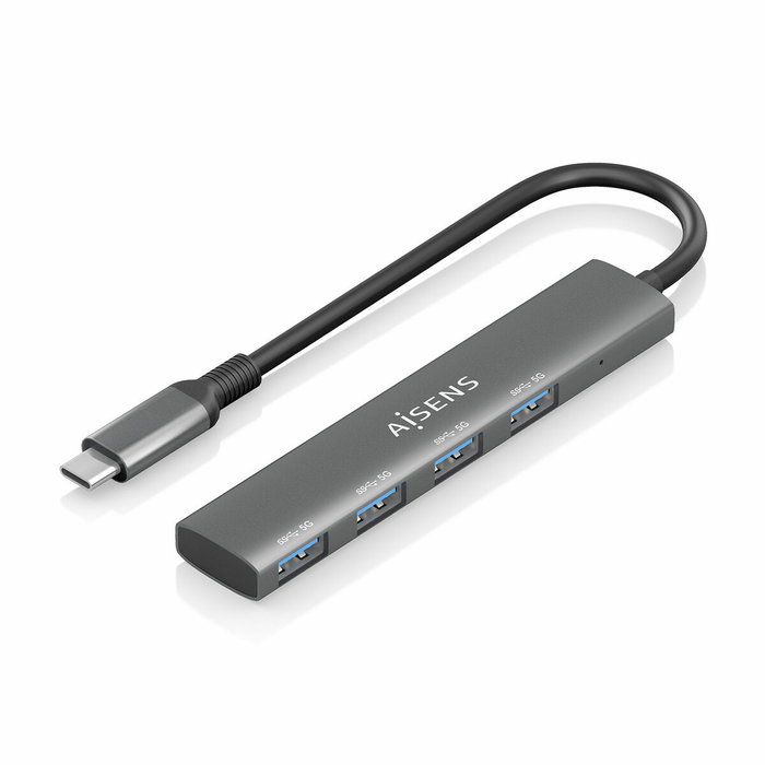 Hub USB Aisens CPNT Gris