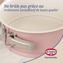 Dr Oetker Ensemble de 2 moules à manqué à charnière Rétro Rose 18 et 20 cm