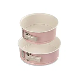 Dr. Oetker - Lot de 2 moules à manqué avec charnière antiadhésifs - Revêtement céramique - 18 cm (diamètre 18 cm, hauteur 8 cm) et 20 cm (diamètre 20 cm, hauteur 7 cm)