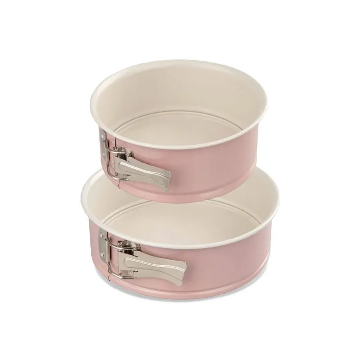 Dr. Oetker - Lot de 2 moules à manqué avec charnière antiadhésifs - Revêtement céramique - 18 cm (diamètre 18 cm, hauteur 8 cm) et 20 cm (diamètre 20 cm, hauteur 7 cm) Dr. Oetker - Lot de 2 moules à manqué avec charnière antiadhésifs - Revêtement céramique - 18 cm (diamètre 18 cm, hauteur 8 cm) et 20 cm (diamètre 20 cm, hauteur 7 cm)