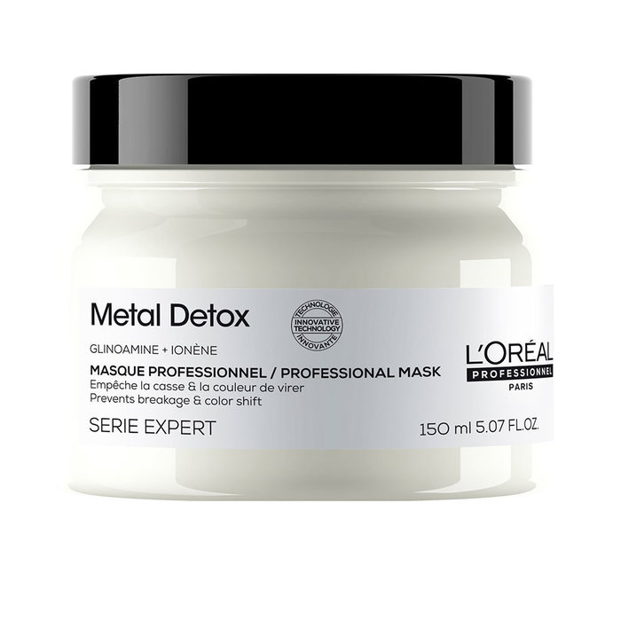 L'Oréal Professionnel Paris Masque Metal Detox pour cheveux abîmés, protège et répare, 150 ml L'Oréal Professionnel Paris Masque Metal Detox pour cheveux abîmés, protège et répare, 150 ml