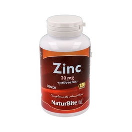 NATURBITE ZINC CITRATO 30mg 120cap.