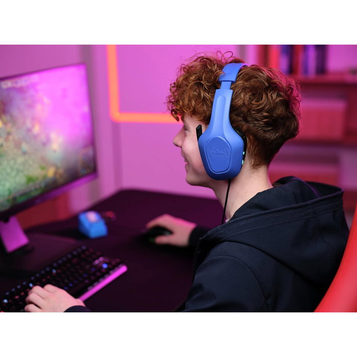 Casques avec Microphone Trust 24991 GXT415B Bleu