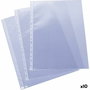 Housses Grafoplas Transparent Feuille Perforées 100 Pièces (10 Unités)