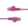 Connecteur RJ45 Catégorie 6 FTP Startech N6PAT200CMPKS Rose 2 m