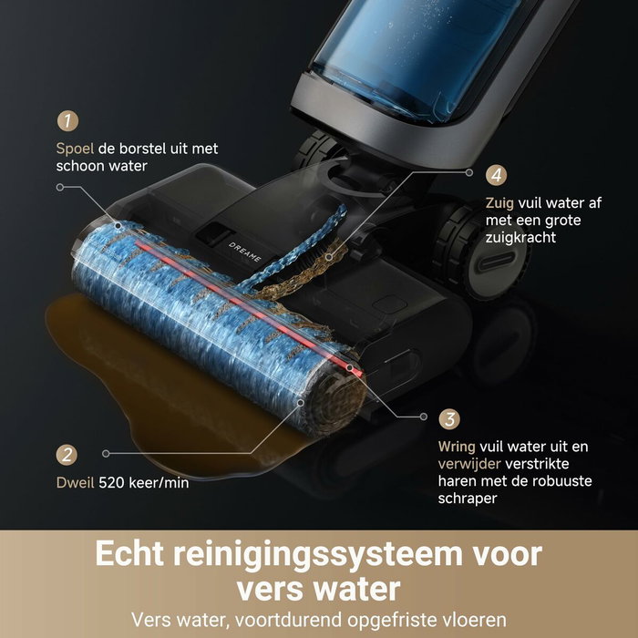 Dreame H14 Pro - Aspirateur balai eau et poussière Dreame H14 Pro - Aspirateur balai eau et poussière