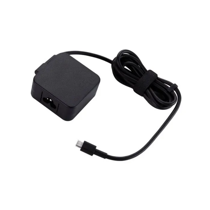 Asus AC65-00 Adaptateur secteur 65W avec connecteur USB Type-C - Câble USB-C de 90 cm - Compatible Power Delivery pour ordinateur portable