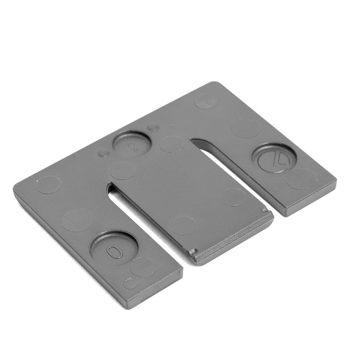 ITALIANA FERRAMENTA Couvre-charnière KIMANA SKIN Anthracite