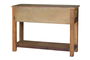GINER Y COLOMER Console à 2 tiroirs en bois recyclé artisanal - Consola exclusiva - Multicolore - Dimensions 106x33x76 cm