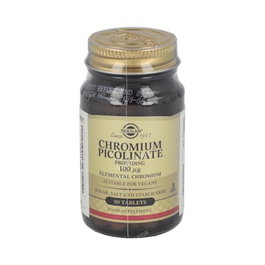 SOLGAR GTF Chrome Picolinate 100 µg 90 Comprimés