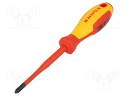 KNIPEX Tournevis isolé Pozidriv® PZ2, lame de 100 mm