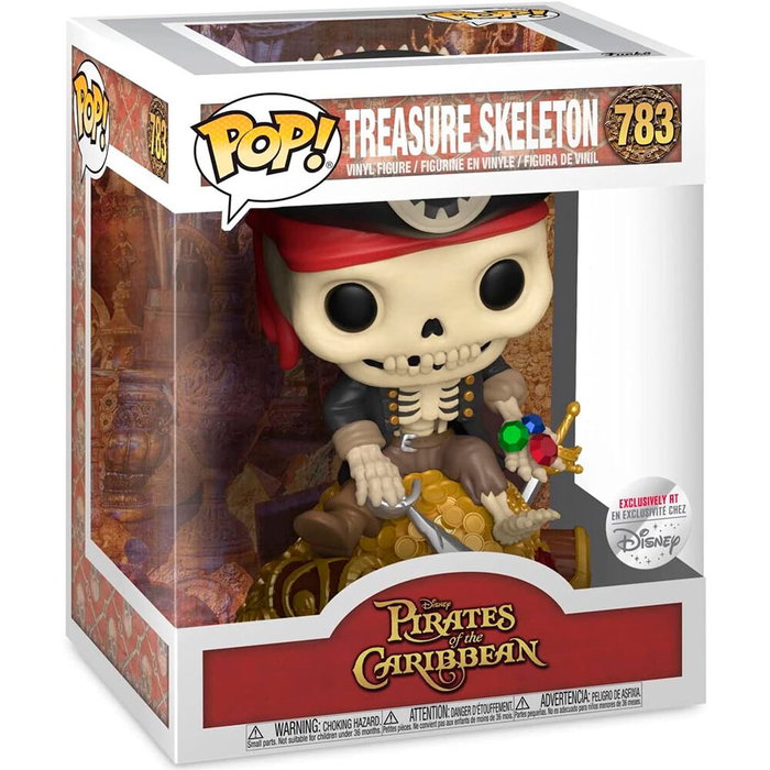 FUNKO Figura POP Deluxe Piratas del Caribe Treasure Skeleton Exclusive FUNKO Figura POP Deluxe Piratas del Caribe Treasure Skeleton Exclusive