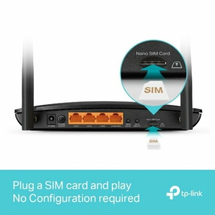 TP-Link Archer MR500 Routeur 4G+ LTE Wi-Fi AC1200 Noir TP-Link Archer MR500 Routeur 4G+ LTE Wi-Fi AC1200 Noir