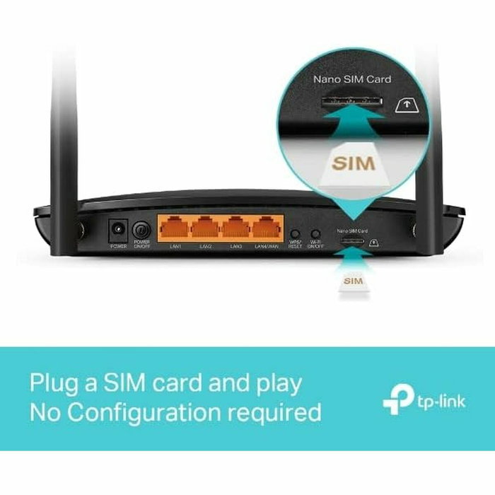 TP-Link Archer MR500 Routeur 4G+ LTE Wi-Fi AC1200 Noir TP-Link Archer MR500 Routeur 4G+ LTE Wi-Fi AC1200 Noir