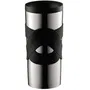 Bodum Travel Mug, Mug de voyage isotherme en acier inoxydable double paroi, Couvercle à vis hermétique, 0.35 litres, Noir