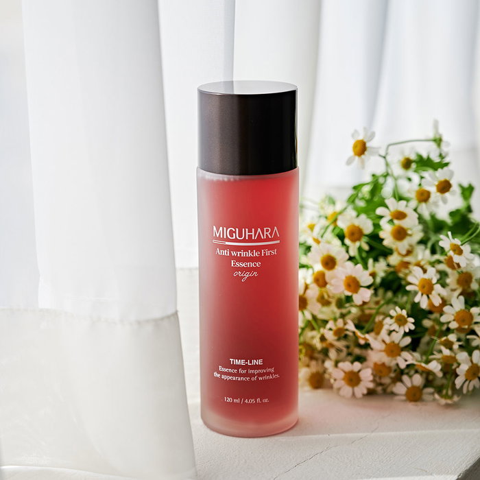 Miguhara Essence Anti-Rides Première Origine 120 ml Adénosine Niacinamide Éclaircissant