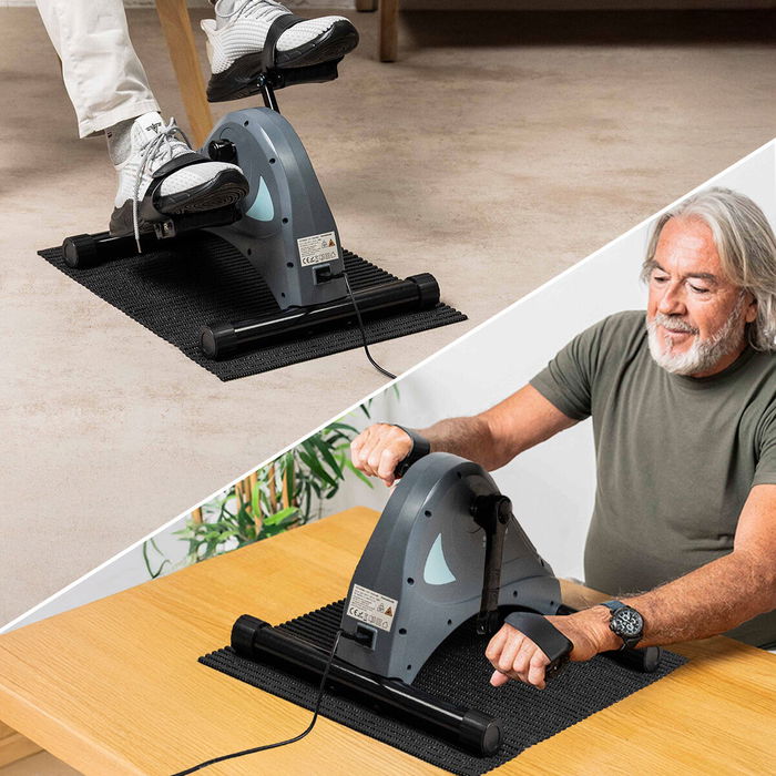 Pédaleur Électrique Assisté pour Bras et Jambes avec Tapis et Télécommande Velora 3000 InnovaGoods