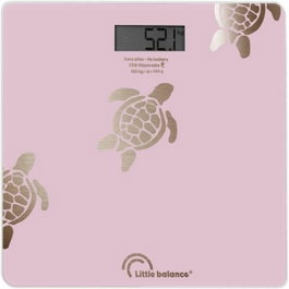 Little Balance 8729 Balance Numérique Rose avec Motifs Tortues Dorées