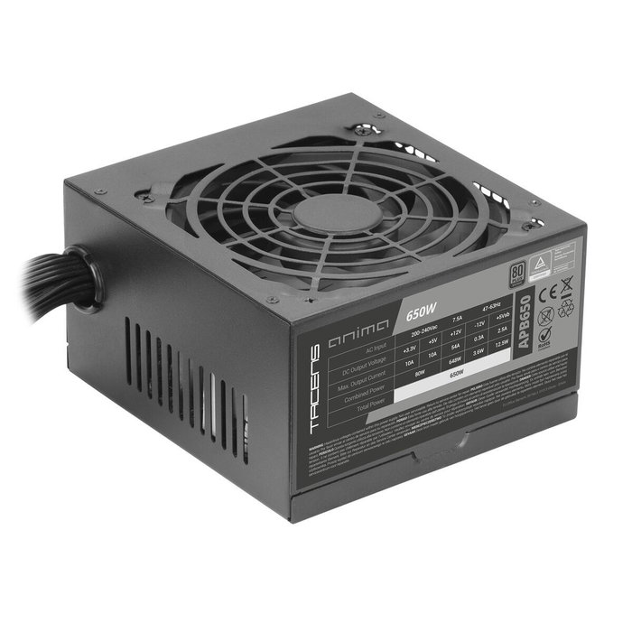 Bloc d’Alimentation Tacens Anima APB650 ATX 650 W 80 Plus Bronze