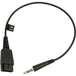 Jabra Cord QD - Câble d'extension Jack 3.5 mm du QD vers droit