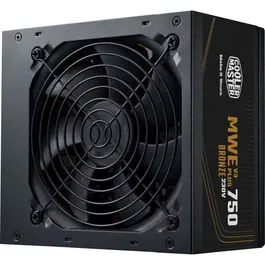 Cooler Master MWE 750W V3 ATX 3.1 Alimentation PC, 80 PLUS Bronze, 750 W, Semi-modulaire, Ventilateur 120 mm HDB, Protections complètes