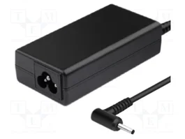 QOLTEC Alimentation 65W pour Asus, 19V 2,1A, 2,5/0,7 mm