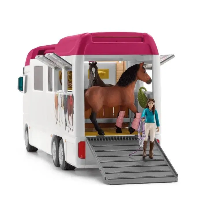 Schleich 42619 Horse Club - Coffret Camping-Car Équestre, 227 pièces, Jouet Figurine, À partir de 5 ans