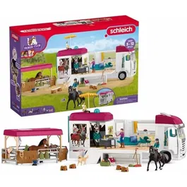 Schleich 42619 Horse Club - Coffret Camping-Car Équestre, 227 pièces, Jouet Figurine, À partir de 5 ans