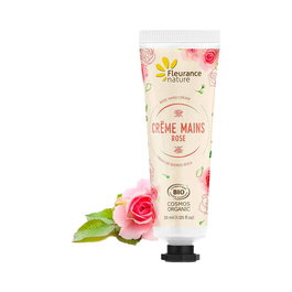 FLEURANCE NATURE Crème Mains Rose Hydratante Tube 30Ml Soin Floral Doux