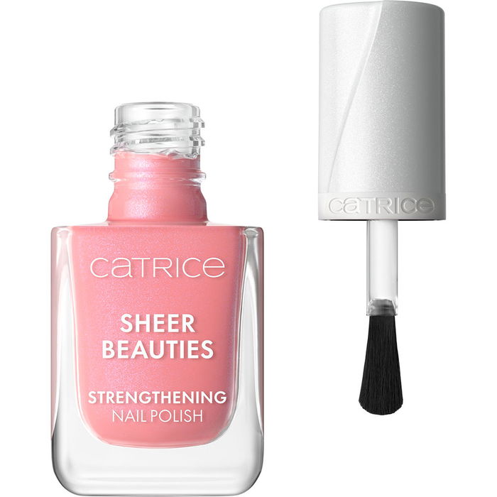 Catrice Vernis à ongles fortifiant Sheer Beauties - N°050 Pivoines - Pour ongles fragiles - 10.5 ml