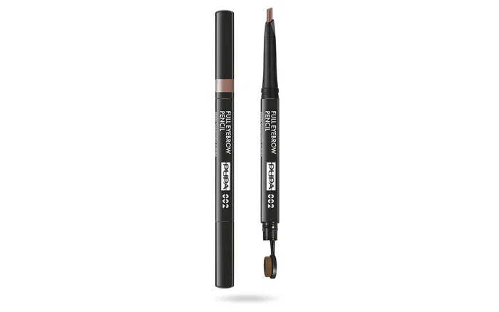 Pupa Crayon à sourcils et brosse 2-en-1 002 Marron Pupa Crayon à sourcils et brosse 2-en-1 002 Marron