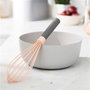 Berghoff 3950048 Batteur à balles en silicone résistant à la chaleur pour sauces, œufs, crèmes, avec manche doux - Sans rayer les poêles antiadhésives