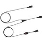 Jabra Supervisor Cord Cordon pour supervision avec interrupteur pour micro-casques Jabra Quick Disconnect
