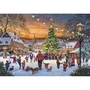 Clementoni Puzzle Christmas Magic Moments - Village de Noël sous la neige, 500 pièces