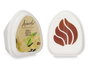 Acorde Lot de 4 Mini Désodorisants Vainille Gel 50g 24x7x4 cm Jaune (Set de 12)