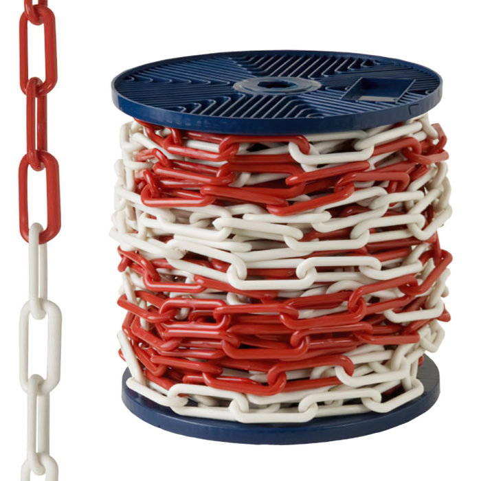 WOLFPACK LINEA PROFESIONAL Chaîne plastique bicolore 6 mm bobine 25 m WOLFPACK LINEA PROFESIONAL Chaîne plastique bicolore 6 mm bobine 25 m